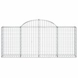  Lučne gabionske košare 4 kom 200x30x80/100 cm pocinčano željezo | shoptok.hr