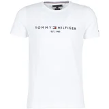 Majice s kratkimi rokavi TOMMY FLAG HILFIGER TEE Bela