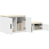  Omara za shranjevanje Bela 127x41x40 cm Izdelano iz umetnega lesa | Shoptok.si