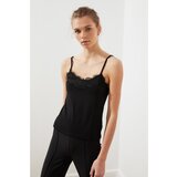 Trendyol Black Lace Detailed Knitted Singlet | Shoptok.si