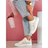 DStreet Sneakersy damskie na platformie JUNOMI różowe | Shoptok.si