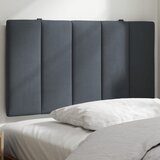 Maison Chic Jastuk za uzglavlje Hanko tamnosivi 80 cm baršunasti | shoptok.hr