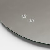  Brilagi - LED prigušiva, grejano ogledalo sa pozadinskim osvetljenjem DEMI ECO LED/12W/230V prečnik 60 cm IP44 | Eponuda.com