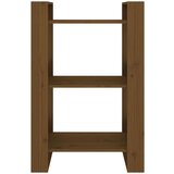 vidaXL Knjižna omara/pregrada medeno rjava 60x35x91 cm trden les | Shoptok.si