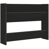  Zidni ormarić za cipele crni 80 x 18 x 60 cm konstruirano drvo | shoptok.hr