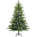  Umjetno božićno drvce s kuglicama 240 cm 300 LED lampica - Zelena 240 cm s LED-ima i crnim lopticama | shoptok.hr