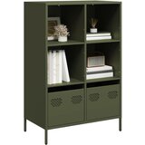 Furnova Visoka omara olivno zelena 68x39x103,5 cm jeklo, (21954113) Cene