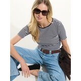 Sinsay Pamučna majica na pruge | shoptok.hr