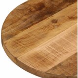 Stolna ploča 120x50x2,5 cm ovalna od masivnog grubog drva manga | shoptok.hr