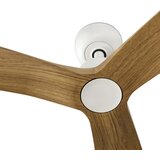 Faro 34361WT - Plafonski ventilator OUTWOOD L braon/bela, prečnik 150 cm WT, IP44 + daljinski upravljač | Eponuda.com