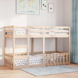 vidaXL Krevet na kat 90 x 190 cm od masivne borovine | shoptok.hr