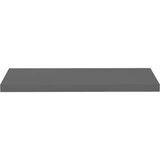 vidaXL plutajuće zidne police 2 kom sjajne sive 80 x 23,5 x 3,8 cm MDF | shoptok.hr
