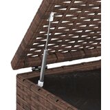  Kutija za vrtne jastuke od PE ratana 100 x 49 x 103 5 cm smeđa | shoptok.hr