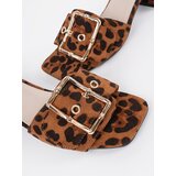 GOODIN Tweed slippers on a leopard print | Shoptok.si
