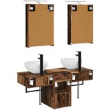  Set ormarića za kupaonicu 5 kom. Staro drvo Konstruirano drvo | shoptok.hr