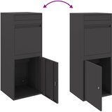  Sandučić za pakete s pohranom Crna 47,5 x 38 x 59 cm Čelik | Eponuda.com