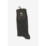ALTINYILDIZ CLASSICS Men's Anthracite-Tile Patterned Bamboo Socket Socks cene