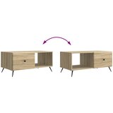  Kava Stol Hrast sonoma 90 x 50 x 40 cm Konstruirano drvo | shoptok.hr