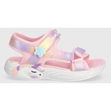 Skechers Dječje sandale UNICORN DREAMS SANDAL MAJESTIC BLISS boja: ružičasta | shoptok.hr