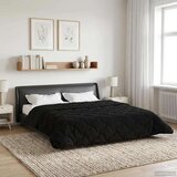  Zimska pokrivača Crna 200 x 240 cm Mikrofibra i teddy flis | shoptok.hr