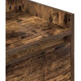 vidaXL Nočna omarica z 2 predaloma dim. hrast 38x34x80 cm | Shoptok.si
