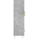  Visoka komoda boja betona 69,5 x 31 x 115 cm konstruirano drvo | shoptok.hr