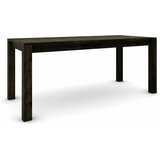  Hrastov stol 180 x 80 cm, crni sa srebrnim efektom Cijene