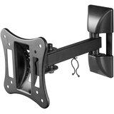 Cabletech zidni nosač 13-27 inča crni LPA51-111 (vertikalno i horizontalno podešavanje) | shoptok.hr