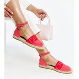 Gemre Dark pink espadrilles with decorative embroidery Sonja | ePonuda.com