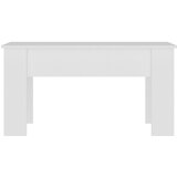  Stolić za kavu bijeli 101x49x52 cm od konstruiranog drva | Shoptok.si