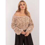 Italy Moda Blouse-MI-BZ-26158.20-beige | Shoptok.si