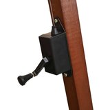  Viseč senčnik terakota 3,5x2,9 m trden les jelke | Shoptok.si