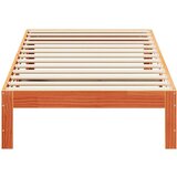 vidaXL Okvir kreveta bez madraca Vosak smeđi 80x200 cm od borovine | shoptok.hr