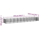  Vanjski kavez za pse čelični 18,77 m² | shoptok.hr