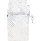  Kutija za pohranu srebrna 50 x 15 x 20,5 cm aluminijska | Eponuda.com