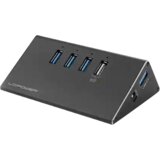 LC-Power LC POWER USB hub 3.0 LC-hub-ALU-2B-4 aluminijum sivi | Eponuda.com