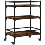 vidaXL Kuhinjska kolica boja hrasta 65x40x86 5 cm konstruirano drvo | shoptok.hr