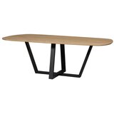 WOOOD Jedilna miza s hrastovo mizno ploščo 100x220 cm Tablo – | Shoptok.si
