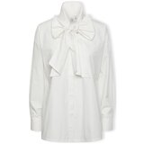 Y.a.s Topi & Bluze YAS Sigga Shirt L/S - Star White Bela Cene