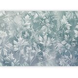  Foto tapeta - Ornaments in Worn Muted Turquoises: Delicate Plant Pattern 350x256 Premium | shoptok.hr