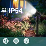  LED solarna lampa 2u1 LED/3,7V 1200 mAh IP54 crna | Eponuda.com