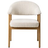 Unique Furniture Kremno beli jedilni stoli z nasloni za roke iz masivnega hrasta v kompletu 2 ks Elk – | Shoptok.si