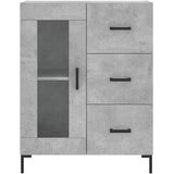  Visoka komoda siva betona 69,5x34x180 cm od konstruiranog drva | shoptok.hr