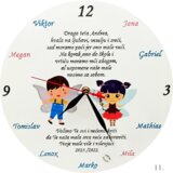  Personalizirane stenske ure – Unikatno darilo hvaležnosti za učiteljice in vzgojiteljice - 11. - 1795 | Shoptok.si