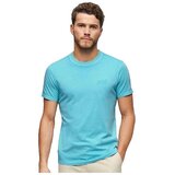 Superdry Majice s kratkimi rokavi T-shirt Essential Logo brodé bleu ciel Modra | Shoptok.si