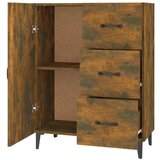  Komoda boja dimljenog hrasta 69 5x34x90 cm konstruirano drvo | shoptok.hr