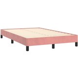  box spring s madracem LED ružičasti 120x190cm baršunasti | shoptok.hr