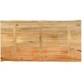 Stolna ploča 100x60x3,8cm od masivnog drva manga sa živim rubom | shoptok.hr