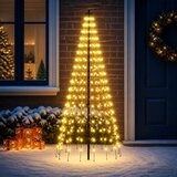  LED božićno drvce 165 cm 270 LED lampica Topla bijela Željezo | shoptok.hr
