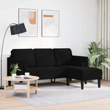  Set sofe s jastukom Crna Poliester 173 x 131 x 67 cm | Shoptok.si